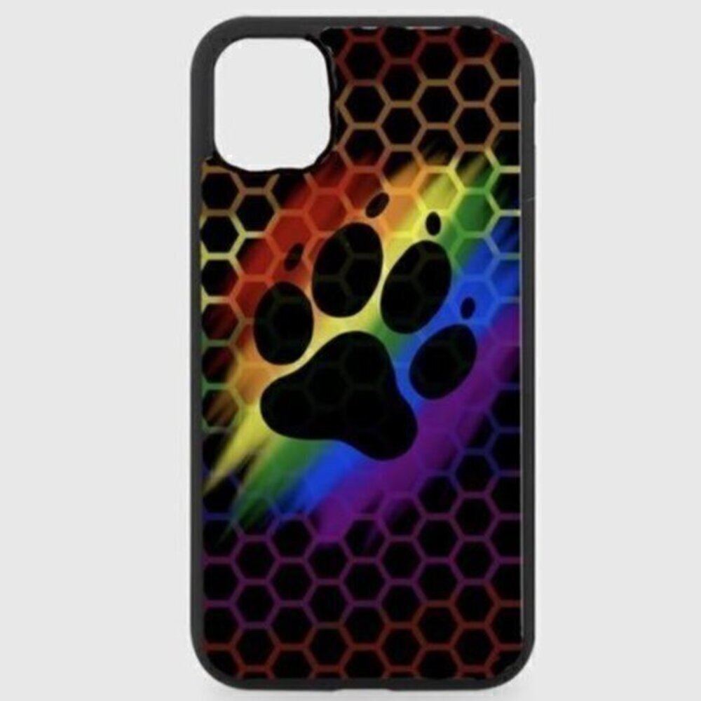 FURRY pride paw phone case